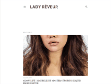 Tablet Screenshot of ladyreveur.com